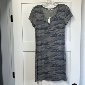 NWT Antistar Split Neck T-shirt Dress size small